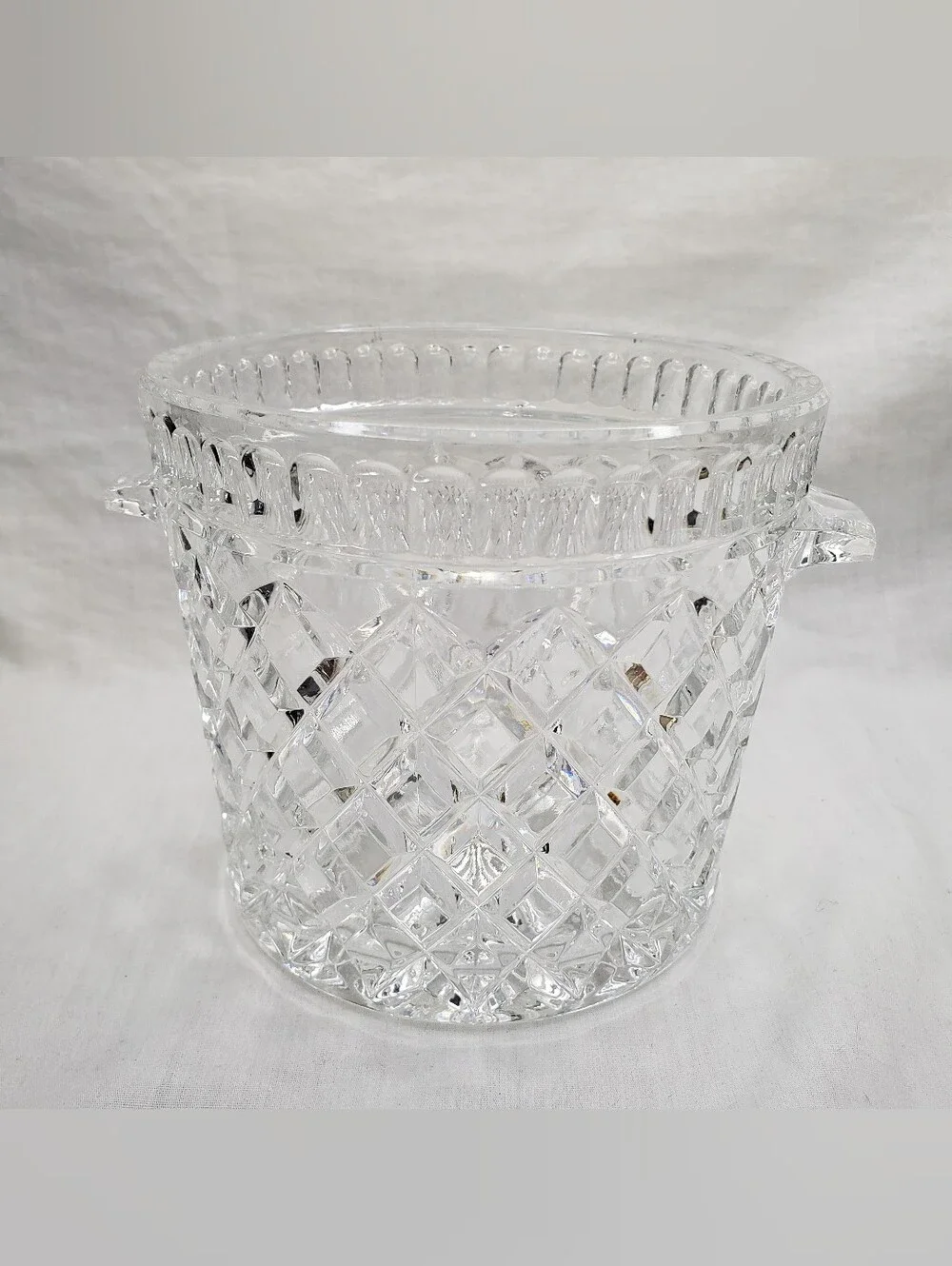 24 Percent Bohemian Lead Crystal Czech Republic Small Ice Bucket